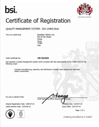 ISO 9001:2015 Certificate