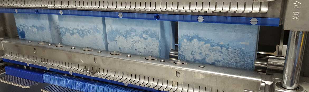 Caustic Sanitary Chemical Washdown attacks acetal in food processing facility