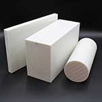 Ertalyte Natural White PET-P Quadrant MCAM Boedeker CNC Machined Parts