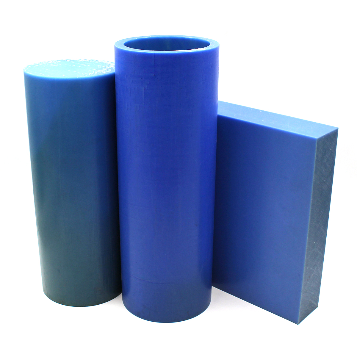 MC901 Nylon Zuschnitt Platte Blatt Kunststoff Block Teller Blau 8 10 15 20 25mm 