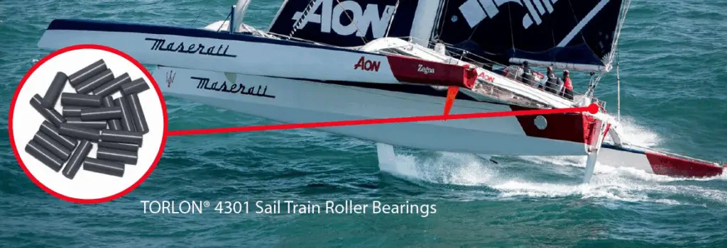 TORLON 4301 Sail Train Roller Bearings